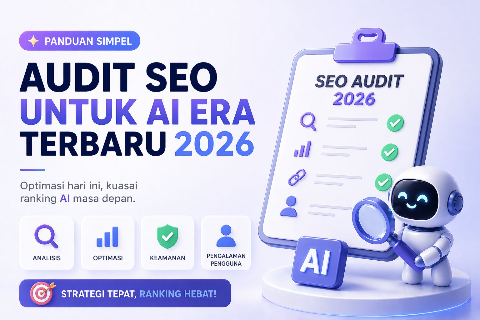 Strategi Mendalam Audit Kecepatan Website untuk Mendukung Performa SEO Berbasis AI di Tahun 2026